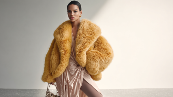 Abrigo dorado elegante mujer | Stylicious (16)