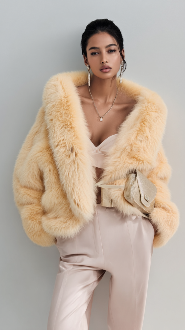 Abrigo amarillo elegante mujer | Stylicious (9)