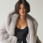 Abrigo gris elegante mujer | Stylicious (2)