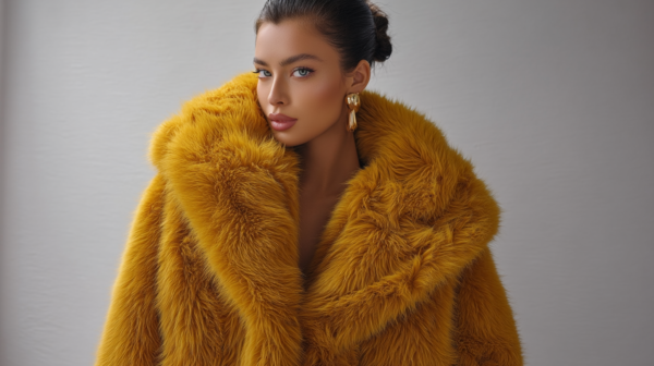 Abrigo dorado elegante mujer | Stylicious (7)