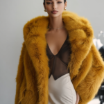 Abrigo dorado elegante mujer | Stylicious (4)