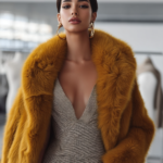 Abrigo dorado elegante mujer | Stylicious (5)