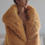 Abrigo dorado elegante mujer | Stylicious (6)