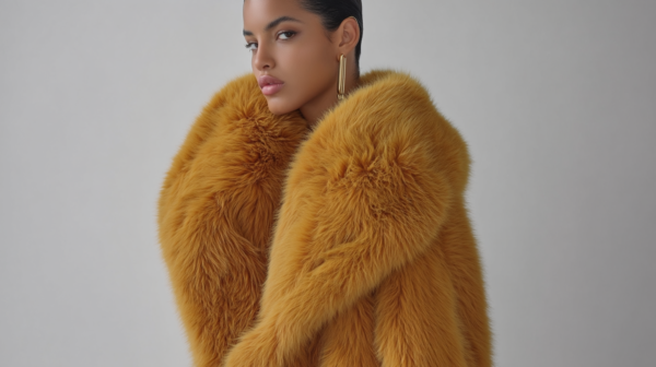 Abrigo dorado elegante mujer | Stylicious (8)