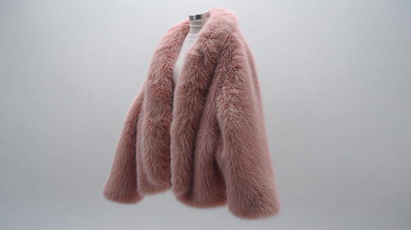 Abrigo rosa elegante mujer | Stylicious (3)