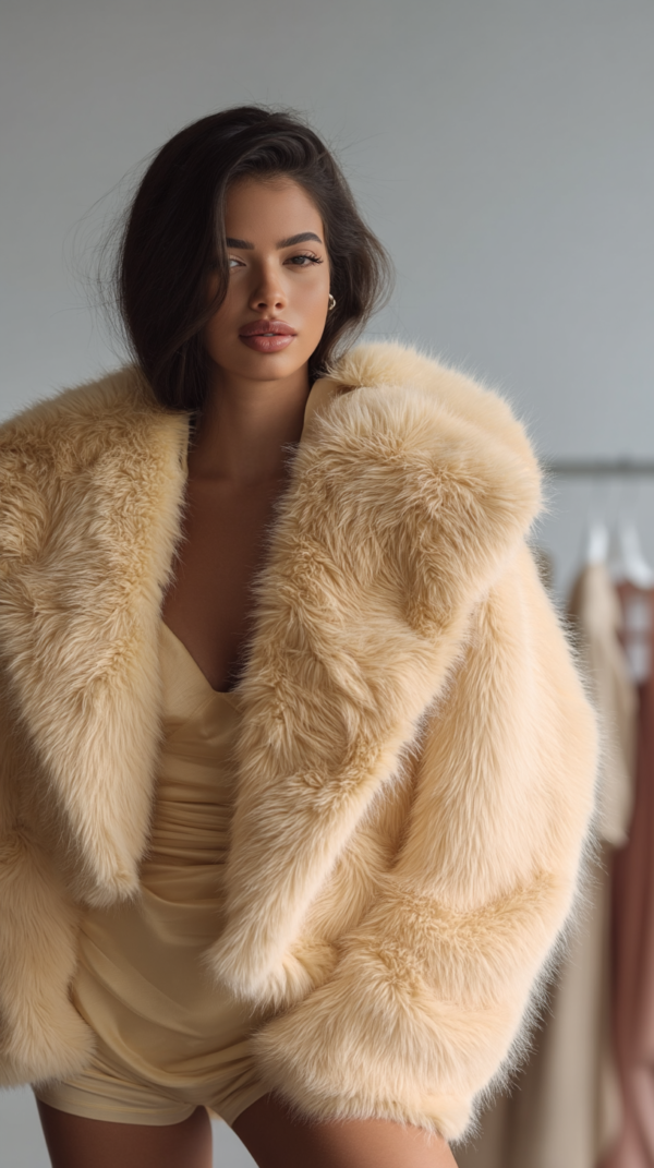 Abrigo amarillo elegante mujer | Stylicious (7)