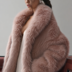 Abrigo rosa elegante mujer | Stylicious (10)