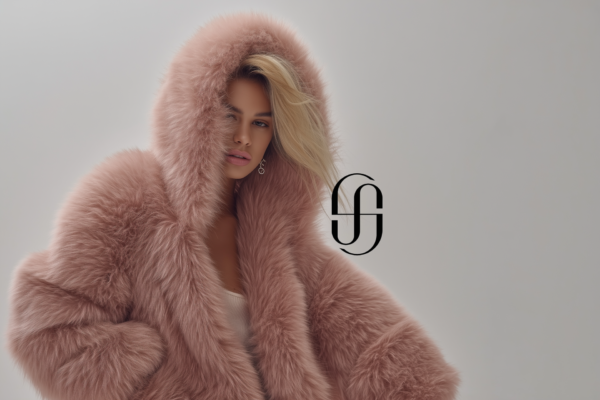 Abrigo rosa elegante mujer | Stylicious