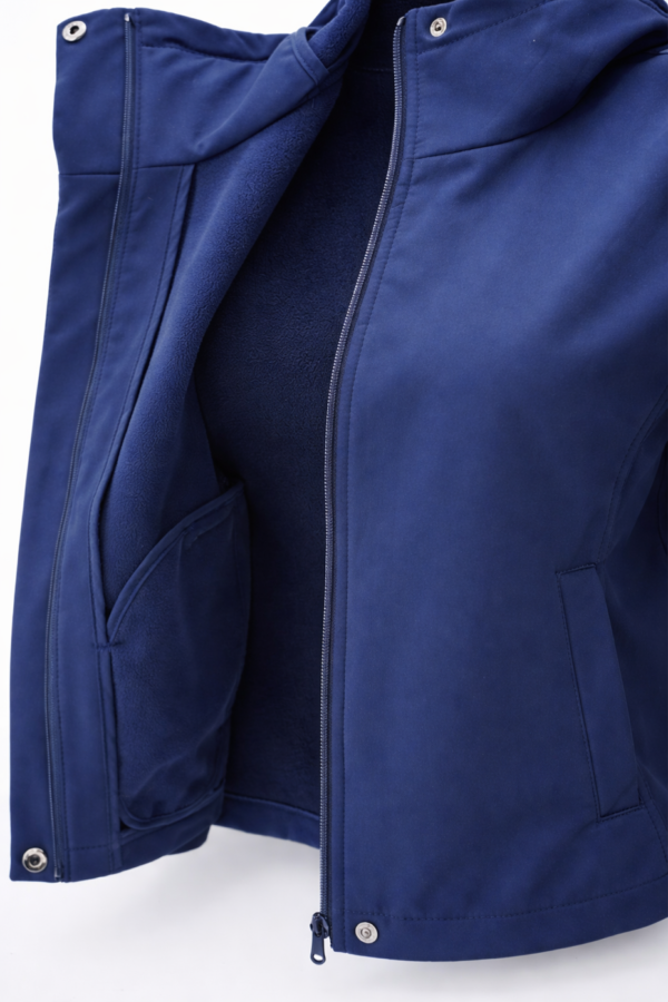 Parka corta impermeable azul marino | Stylicious (22)