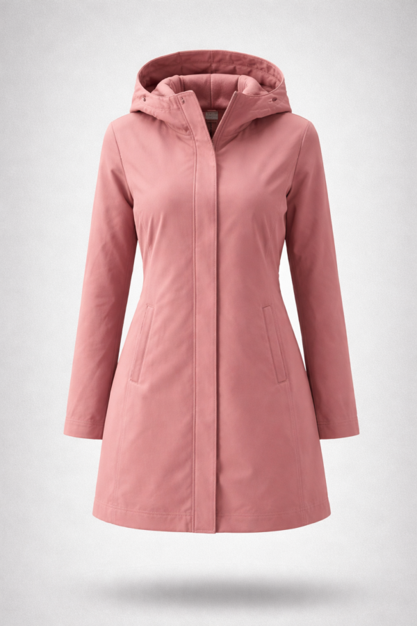 Parka rosa impermeable mujer | Stylicious (11)