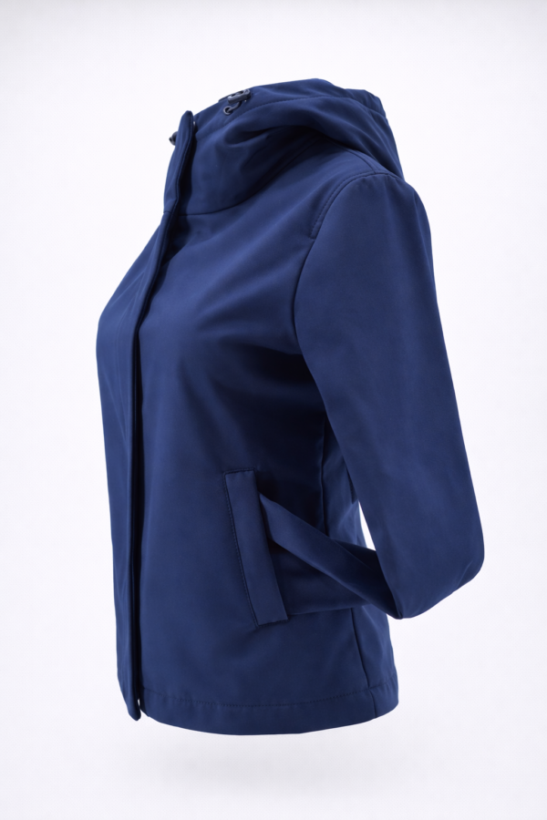 Parka corta impermeable azul marino | Stylicious (16)