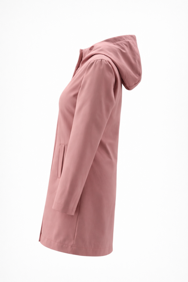 Parka rosa impermeable mujer | Stylicious (13)