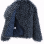 Abrigo de pelo azul mujer | Stylicious (17)