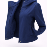 Parka corta impermeable azul marino | Stylicious (23)