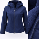 Parka corta impermeable azul marino | Stylicious (20)