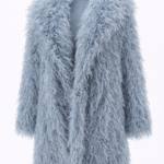 Abrigo de pelo azul mujer | Stylicious (8)