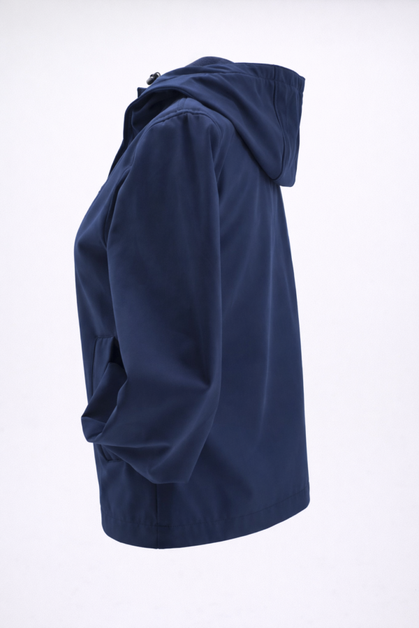 Parka corta impermeable azul marino | Stylicious (24)