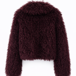 Abrigo de pelo burdeos mujer | Stylicious (9)
