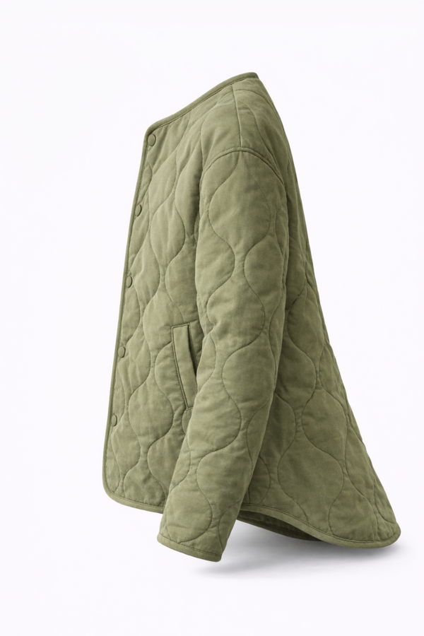 Chaqueta acolchada verde mujer | Stylicious (14)