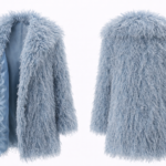 Abrigo de pelo azul mujer | Stylicious (9)