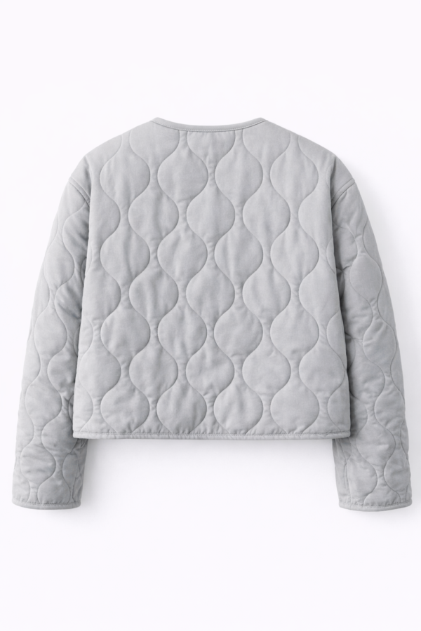 Chaqueta acolchada beige mujer | Stylicious (12)