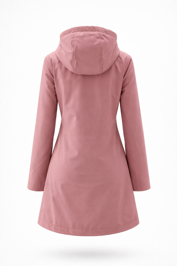 Parka rosa impermeable mujer | Stylicious (12)