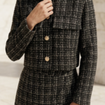 Conjunto de tweed negro y dorado | Stylicious (16)