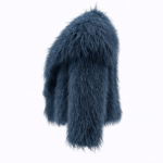 Abrigo de pelo azul mujer | Stylicious (20)