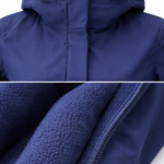 Parka corta impermeable azul marino | Stylicious (21)