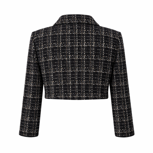 Conjunto de tweed negro y dorado | Stylicious (23)