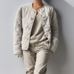 Chaqueta acolchada beige mujer | Stylicious (14)