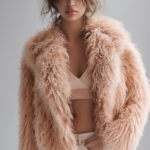 Abrigo de pelo nude mujer | Stylicious (18)
