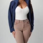 Parka corta impermeable azul marino | Stylicious (7)