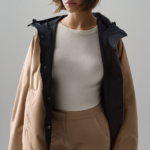Chubasquero reversible azul y beige | Stylicious (9)