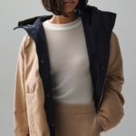 Chubasquero reversible azul y beige | Stylicious (26)