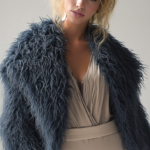 Abrigo de pelo azul mujer | Stylicious (12)