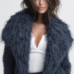 Abrigo de pelo azul mujer | Stylicious (21)