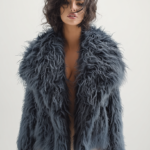 Abrigo de pelo azul mujer | Stylicious (14)