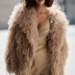 Abrigo de pelo beige mujer | Stylicious (2)