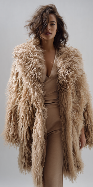 THE LUXE TEDDY COAT | Taupe Stone
