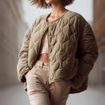 Chaqueta acolchada verde mujer | Stylicious (11)