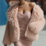 Abrigo de pelo nude mujer | Stylicious (6)