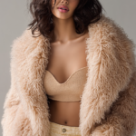Abrigo de pelo nude mujer | Stylicious (15)