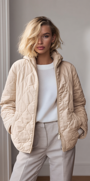 THE CITY REVERSIBLE | Parka Técnica 2 en 1 Stone Beige