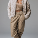 Chaqueta acolchada beige mujer | Stylicious (2)