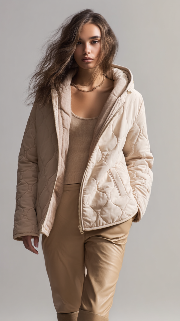 Parka reversible beige 2 en 1 | Stylicious (6)
