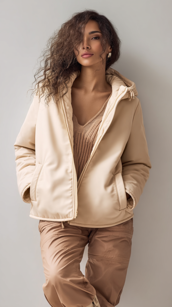 Parka reversible beige 2 en 1 | Stylicious (17)
