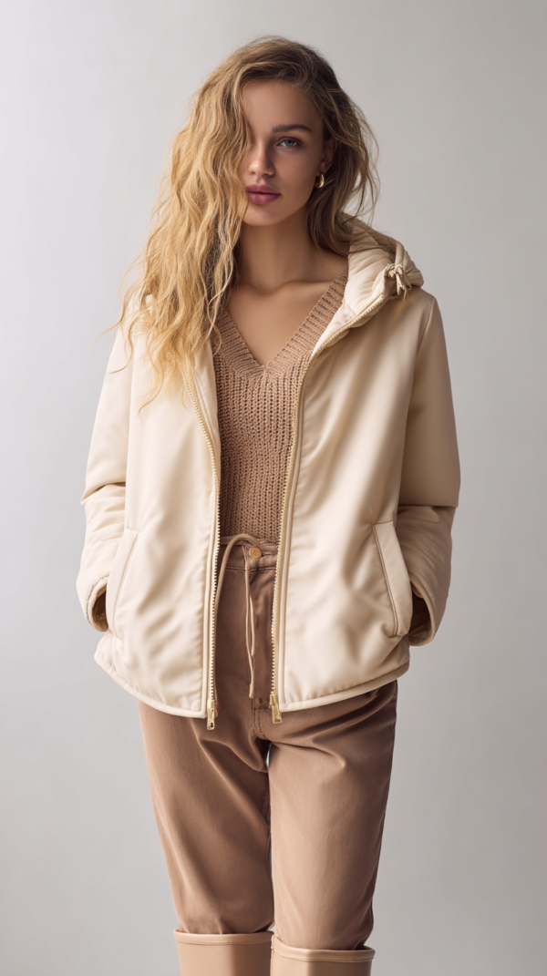 Parka reversible beige 2 en 1 | Stylicious (20)
