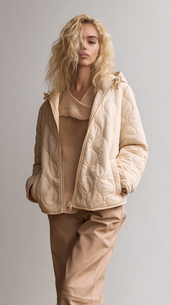 Parka reversible beige 2 en 1 | Stylicious (4)