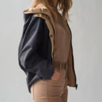 Chubasquero reversible azul y beige | Stylicious (29)